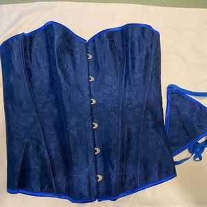 Royal Blue Corset